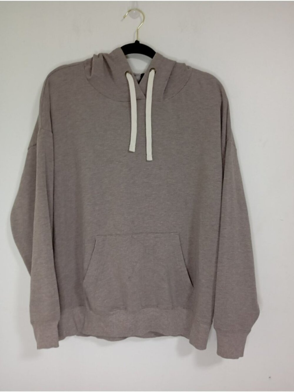 Buffalo David Bitton Mens Large Taupe Hoodie With Drawstring
